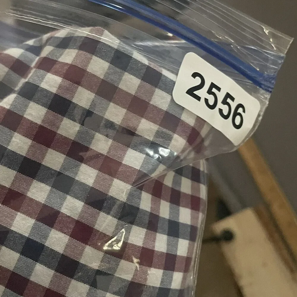 J Crew Shirt‎ Mens S Flex Washed Red Plaid Long Sleeve Button Down